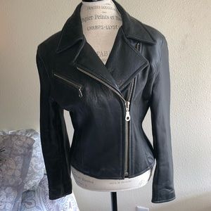 Leather coat by Luis Alvear